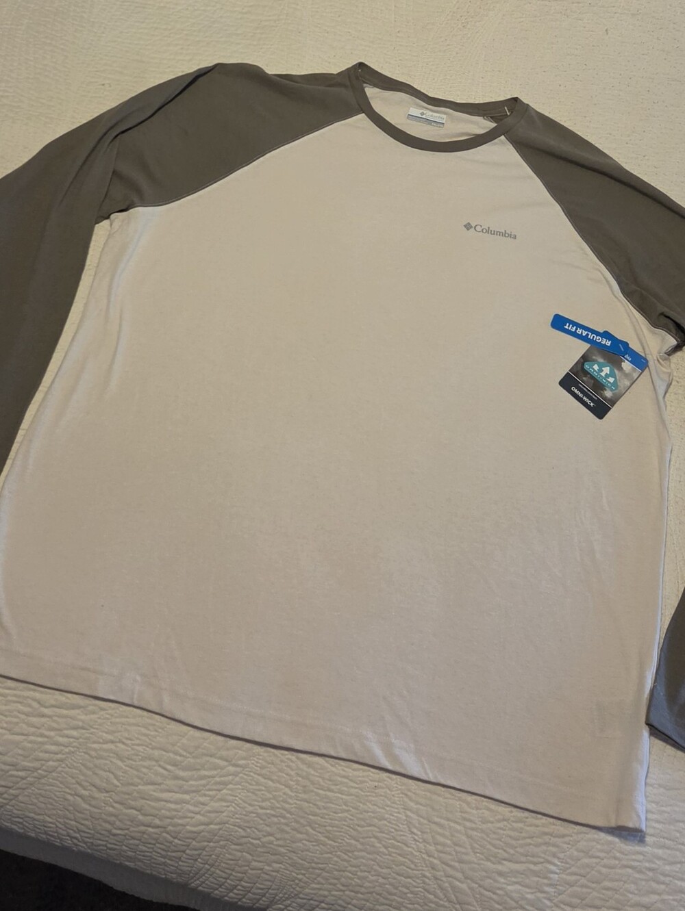 NWT Columbia Men's Thistletown Hills™ Raglan Tee, Size XXL